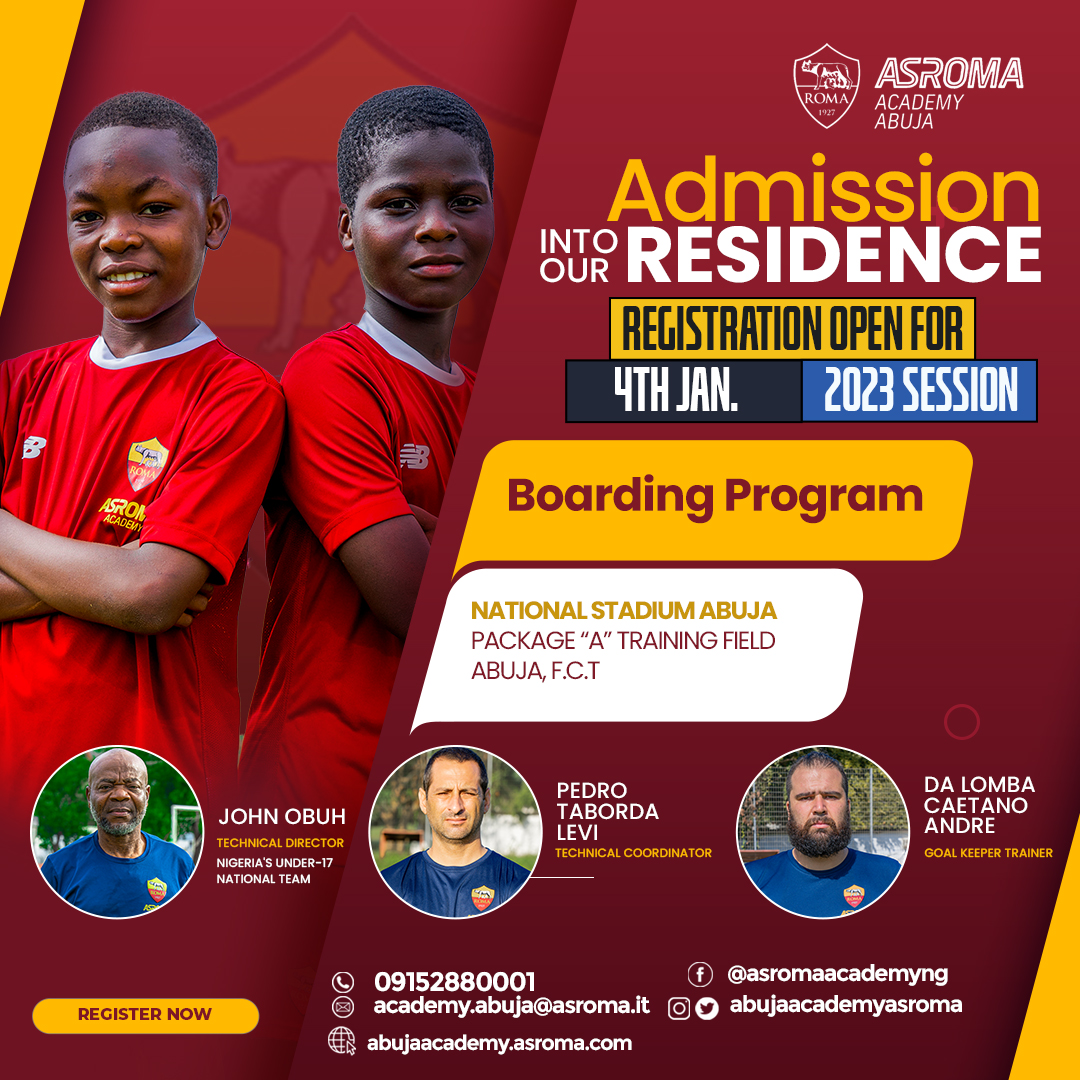 ASROMA admission flyer